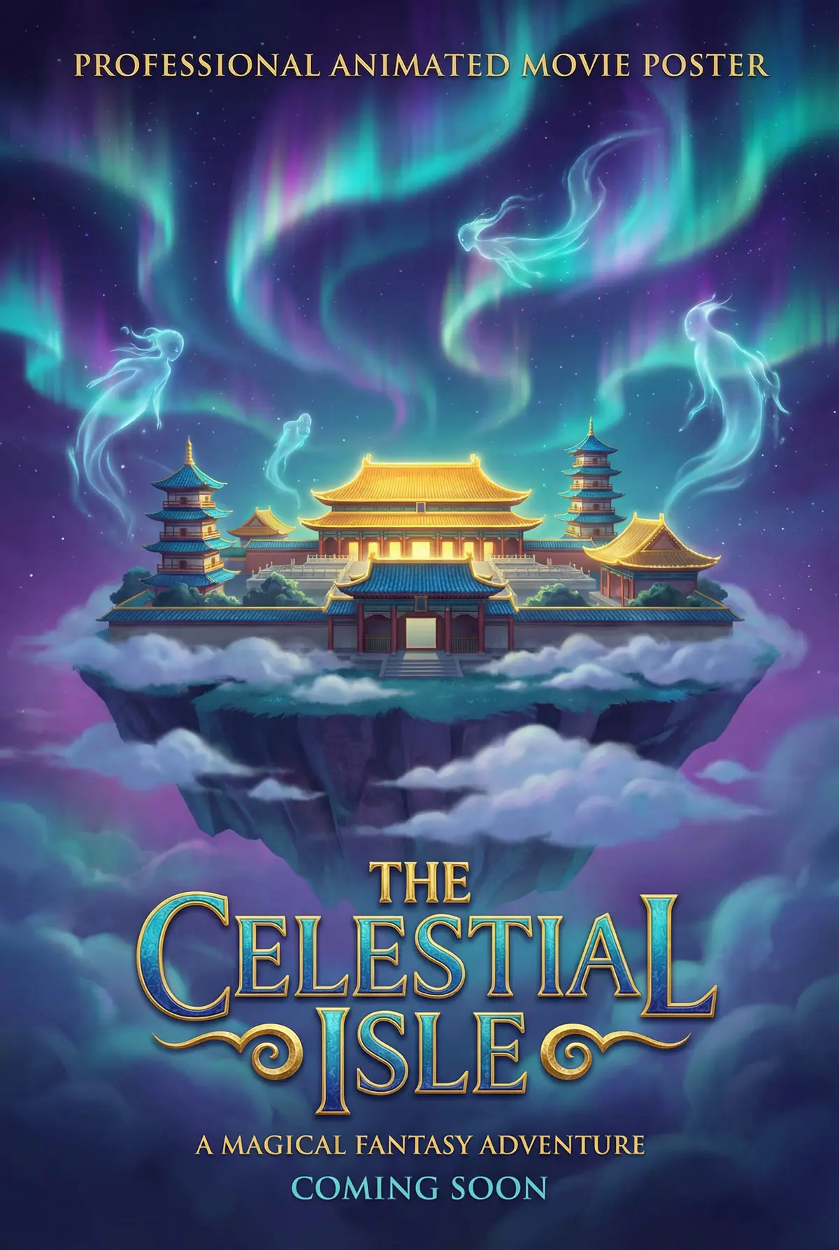 丝瓜视频 出品动画奇幻片《灵境传说》电影海报